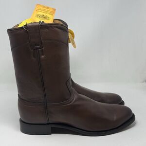 Corral A4068 Cowboy Roper Boots Mens 15 EE Brown Cow Leather Mid Calf Western